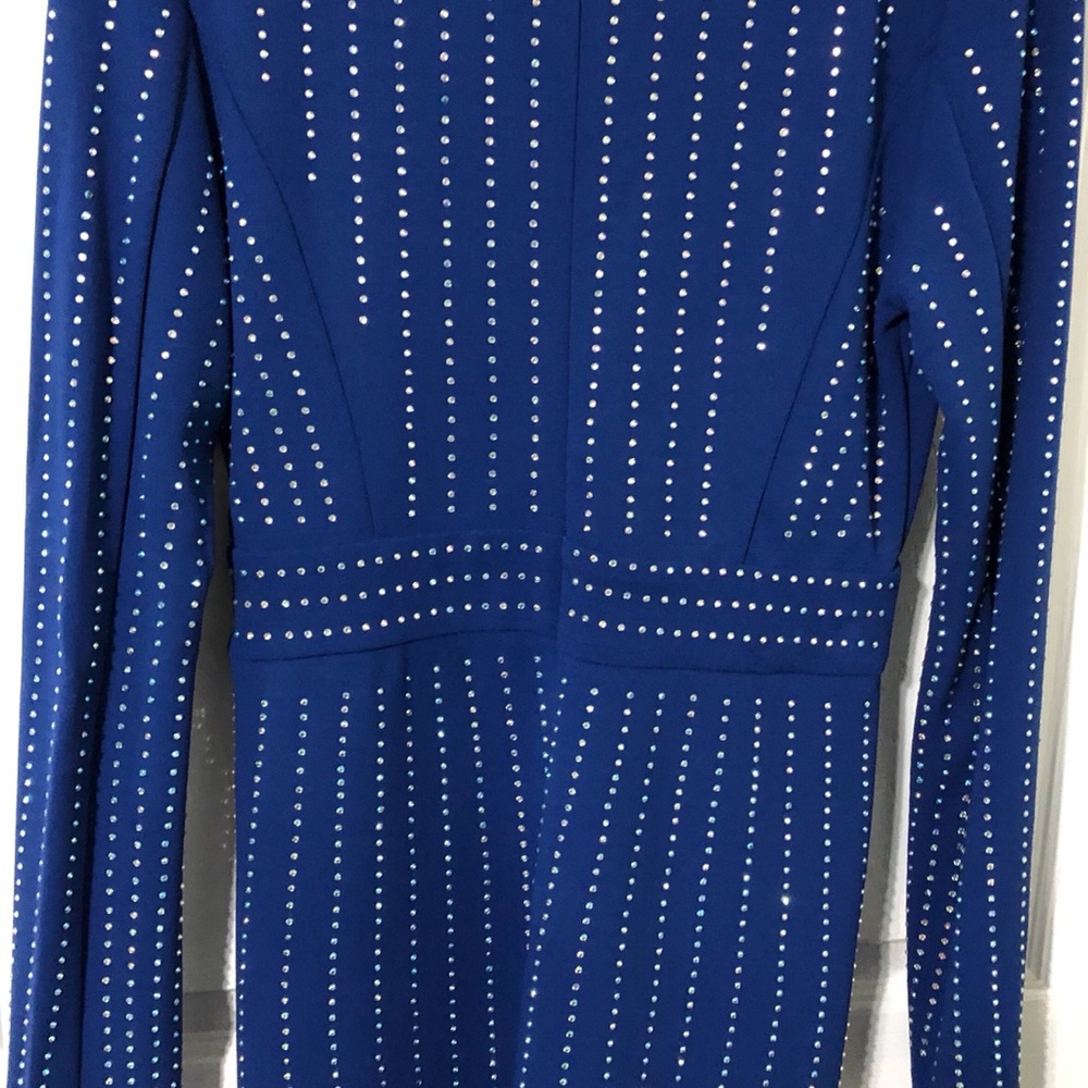 Blue Rhinestone dress - Picture 3 of 4